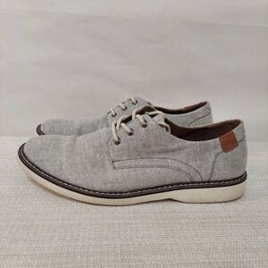 Madden Steve Canvas Lace Up Oxford Men's Size 9M Grey Disit